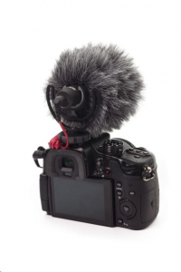 RODE VideoMicro mini kondenzátor mono videómikrofon Rycote Lyre felfüggesztéssel (3V Plug-On power szükséges a működéshez)